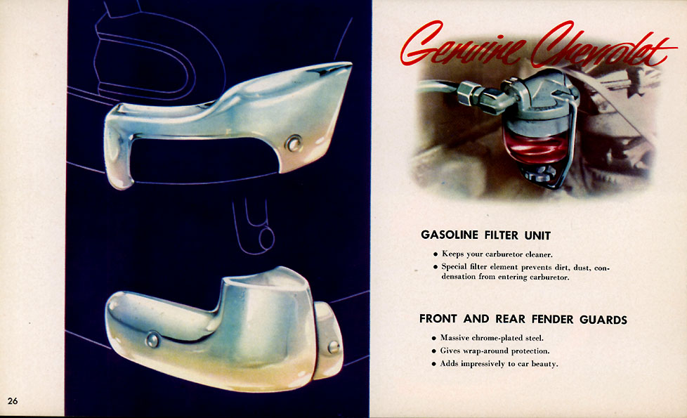 1952 Chevrolet Accessories Booklet Page 6